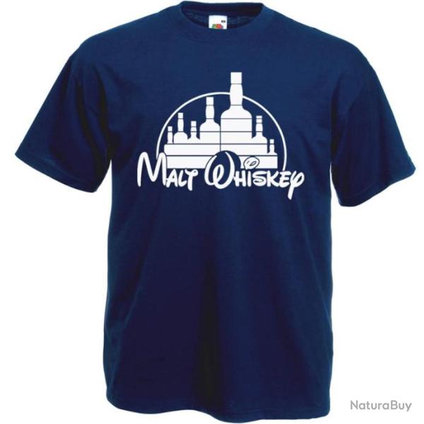 T-SHIRT Humour dr�le - MALT WHISKEY - D�tournement Humoristique Alcool Bourbon - Whisky Irlandais