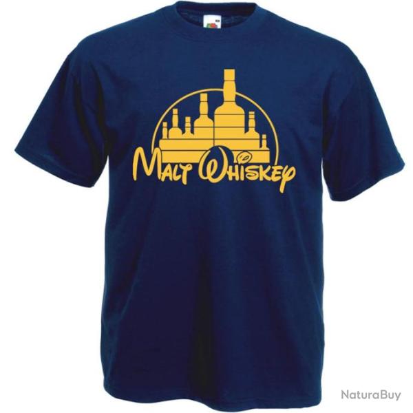 T-SHIRT Humour Alcool dr�le - MALT WHISKEY - D�tournement Humoristique  Bourbon - Whisky Irlandais