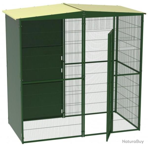 Voli�re ext�rieur 2x1x2m voli�re jardin cage 2m� exotique pigeonnier canari avis cielterre-commerce