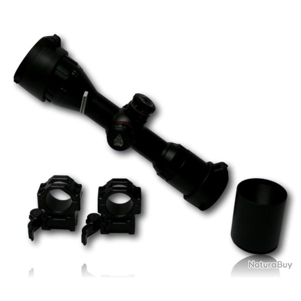 LUNETTE DE TIR 3-9X32 MILDOT ILLUMINEE RAIL.21 DIAM 25.4