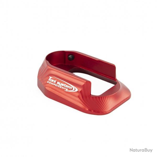 Magwell pour 75 TS Orange/Czechmate/TS 2 en aluminium - TONI SYSTEM - Rouge