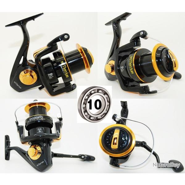 Moulinet SURF / DIGUE MILLENIUM 10 000 FD ( 9 + 1 Roulements )