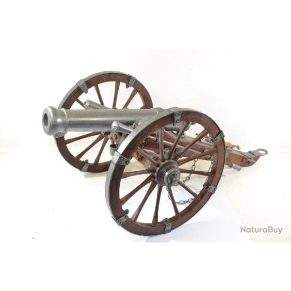 Grand canon miniature mod�le 1867 - r�plique en bois, zamac et plastique. Napol�on 1er Empire