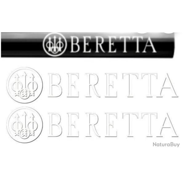 2 autocollants stickers Beretta pour canon de fusil, Exp�dition sous 24H GARANTIE.