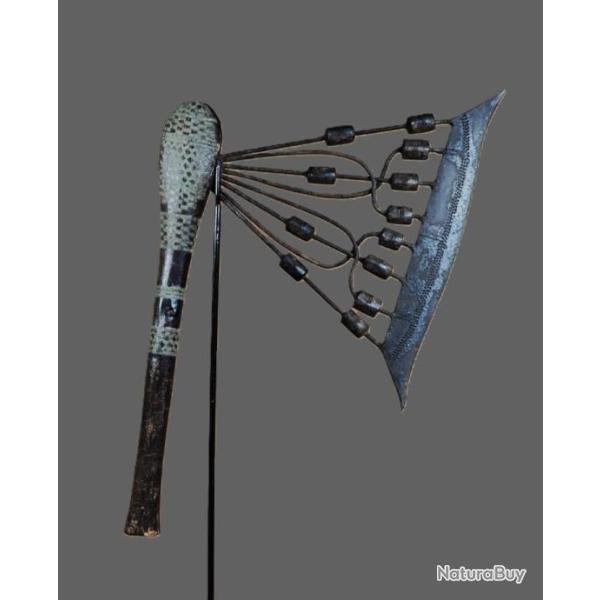 Hache de c�r�monie kilonda/nsapo. Ethnie Songye. R.D.Congo.