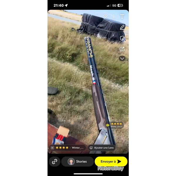 2 autocollants Stickers Franchi pour canon de canon de fusil . Exp�dition sous 24H GARANTIE