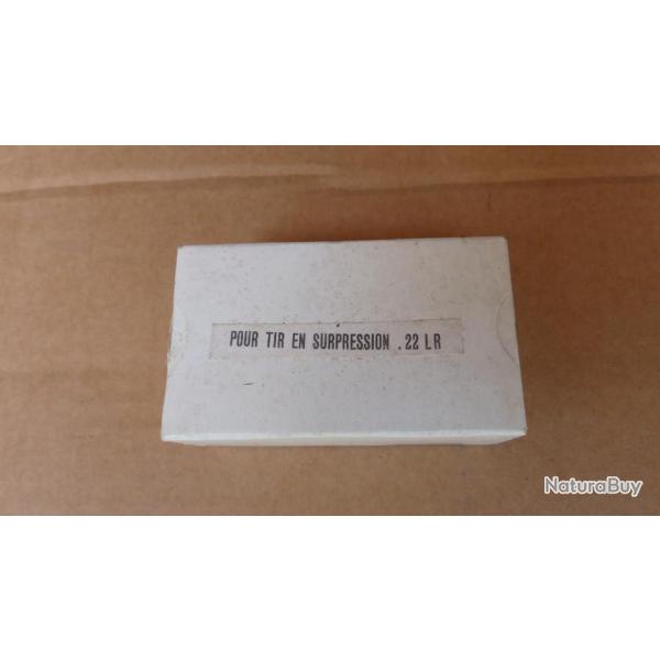 50 cartouches 22 lr surpression