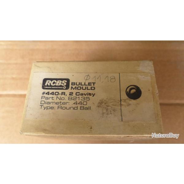 Moule RCBS .440, 11,18g,  44RB