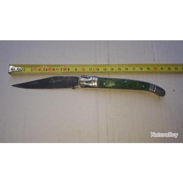 Couteau pliant Laguiole manche en bois