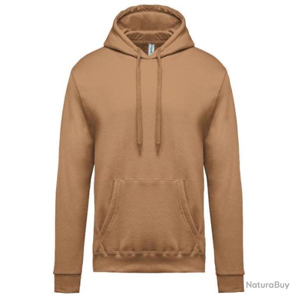 Sweat � capuche KARIBAN camel 280gr