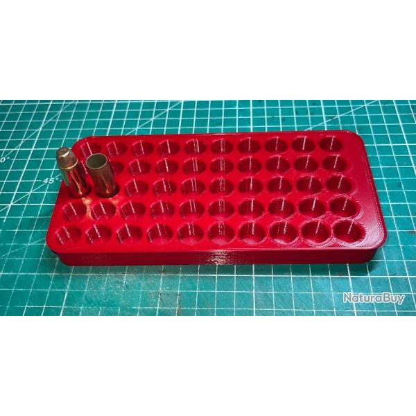 Plateau de rechargement rouge optimis� pour le 44 remington magnum / 44 sp�cial