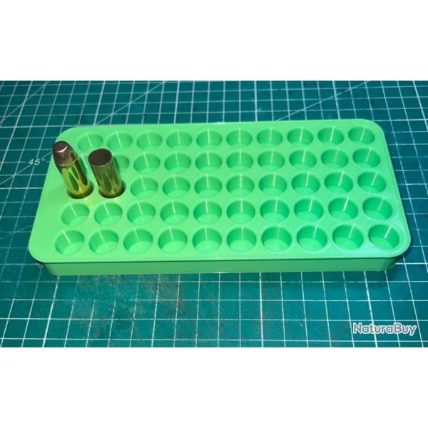 Plateau de rechargement vert clair optimis� pour le 44 remington magnum / 44 sp�cial