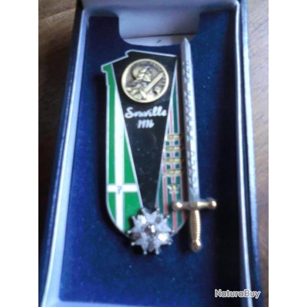 insigne 7 eme regiment  C N E KLEBER DUPUY / ON NE PASSE PAS  / G 5701