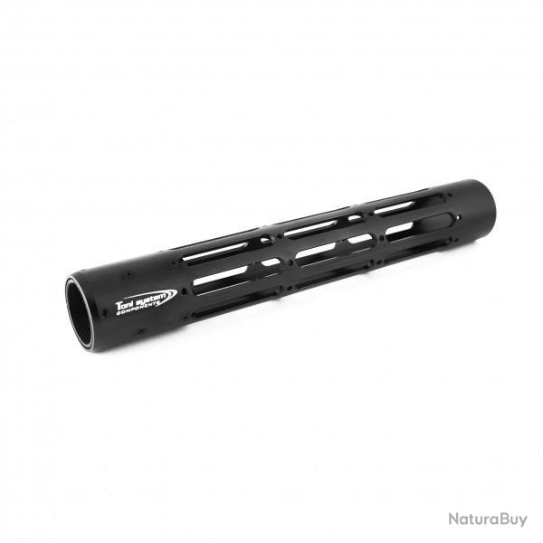 Garde-main AR9 3 fentes - longueur 263,25 mm - 10,36 in - TONI SYSTEM - Noir