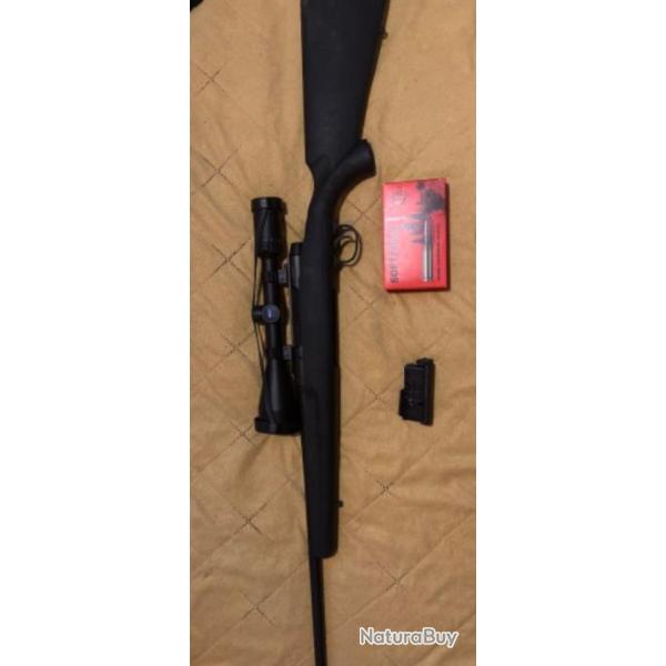 Savage axis cal: 243 win servie uniquement � l'aff�t �quipe d'une lunette zeiss Terra 4-12x50.