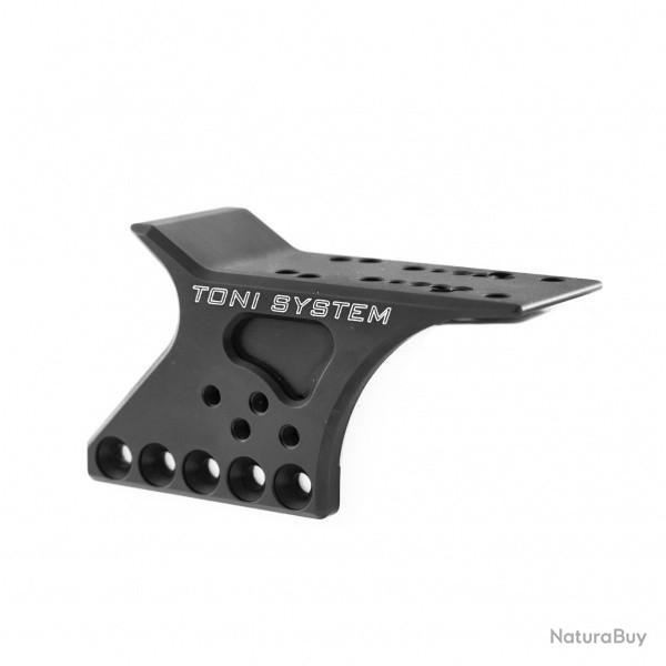 Fixation lunette micro connexion Red Dot pour STI DVC 2011 Open post 2015 - TONI SYSTEM - Noir