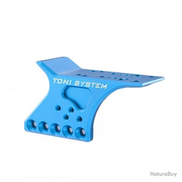 Fixation lunette micro connexion Red Dot pour STI DVC 2011 Open post 2015 - TONI SYSTEM - Bleue
