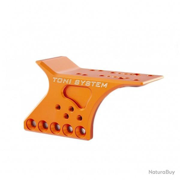 Fixation lunette micro connexion Red Dot pour STI DVC 2011 Open post 2015 - TONI SYSTEM - Orange