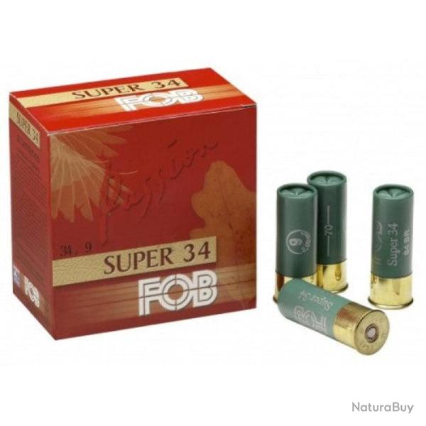 Cartouches de chasse FOB Super 34 Cal.12 70 34 g Par 1