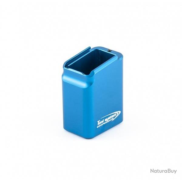 Extension chargeur +8/9 coups base pad pour CZ Tactical Sport - TONI SYSTEM - Bleue