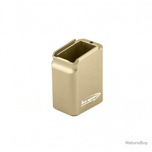 Extension chargeur +8/9 coups base pad pour CZ Tactical Sport - TONI SYSTEM - sable