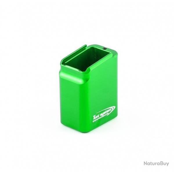 Extension chargeur +8/9 coups base pad pour CZ Tactical Sport - TONI SYSTEM - Vert