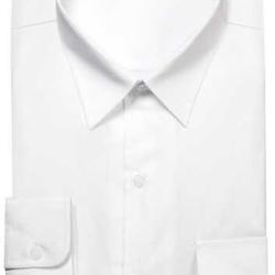 Chemise col ferm&eacute; Blanche Homme T4