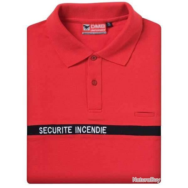 Polo S�curit� Incendie Manche Courte DMB