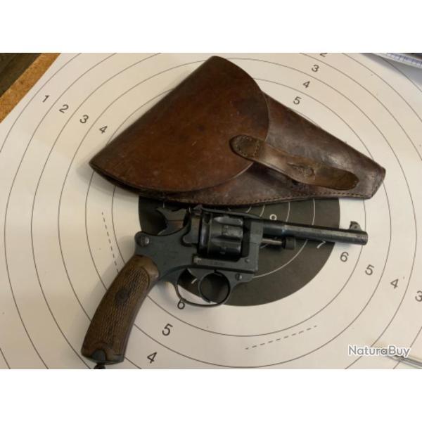 REVOLVER MAS 1892 CAL 8MM LEBEL + HOLSTER CUIR