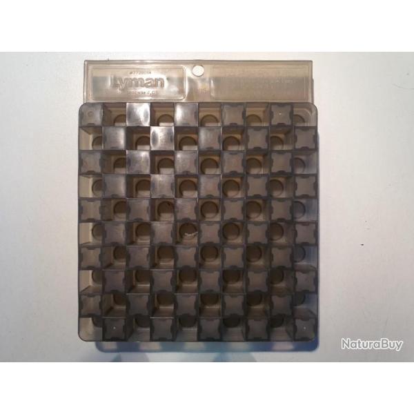 PLATEAU POUR 50 DOUILLES UNIVERSEL DE RECHARGEMENT LYMAN NEUF / RFRENCE LYMAN : #7728054-3