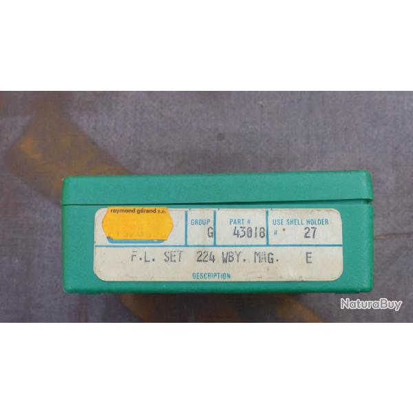 Jeux d'outils RCBS 224 Weatherby Magnum