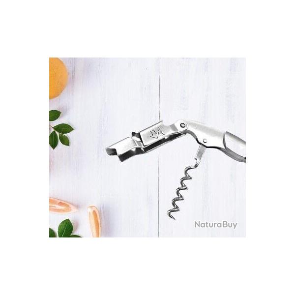 Tire-bouchon ouvre bouteille d�capsuleur de qualit� pro ouvre-bouteille