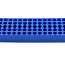 Plateau pour pr&eacute;parer des cartouches combustibles cal. 44 - Bleu