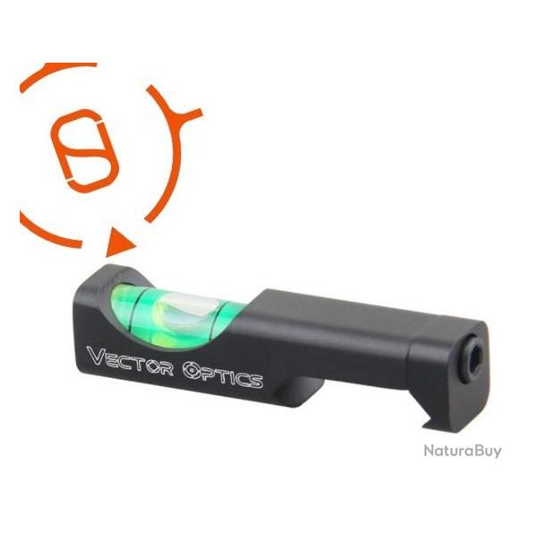 niveau a bulle acd vector se fixe sur rail weaver picatinny