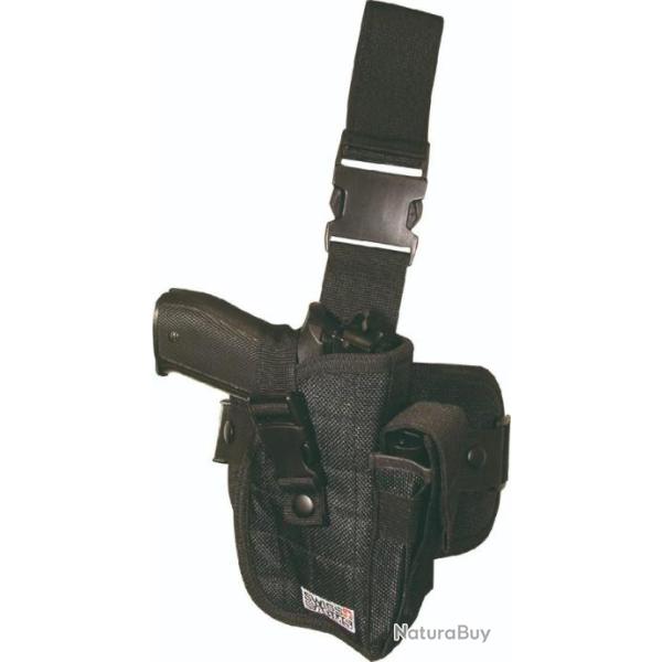 Holster de cuisse noir droitier | Swiss arms (603615 | 3559966036150)