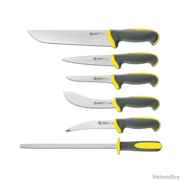 Set de 5 couteaux Januel sp�cial chasse + fusil Default Title