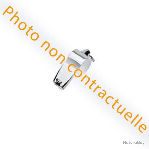 Sifflet reglementaire Januel type police + cordon de sifflet