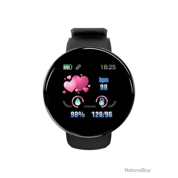 Montre connect�e bluetooth Smartwatch D18 Noir