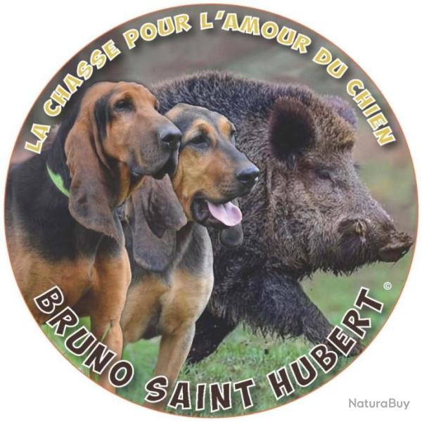 Autocollant Bruno Saint-Hubert Sanglier