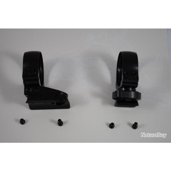 Montage pivotant HMS avec colliers de 30 mm pour Express Merkel 140 et 141