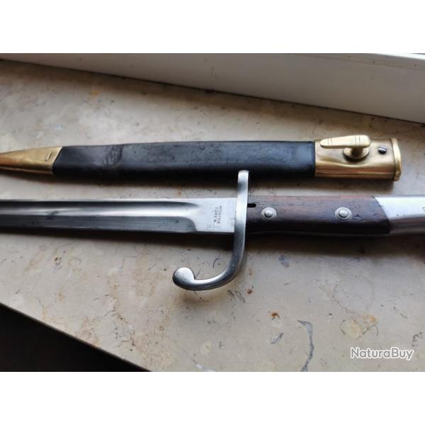 BA�ONNETTE MAUSER POUR CONTRAT BR�SILIEN, mod�le 1908 W.K&Cie Solingen