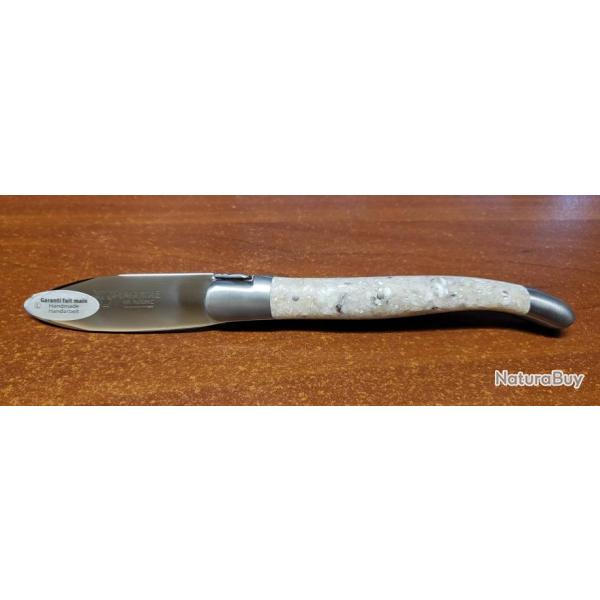 Couteau Laguiole � huitres 2 mitres inox GM Coquilles d'huitres
