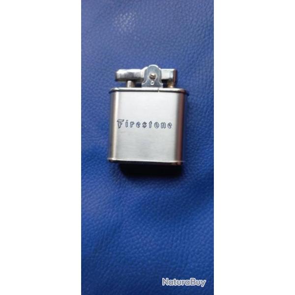 RARE Briquet ancien RONSON "WHIRLWIND" publicitaire  " FIRESTONE "   num�rot�