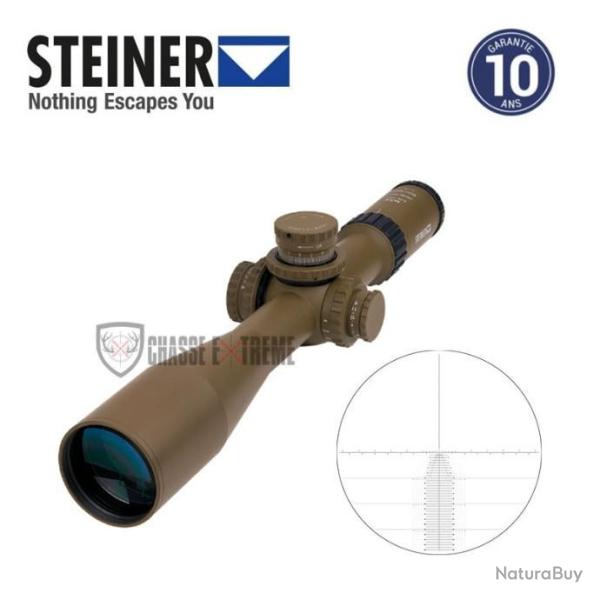 Lunette de Tir STEINER Military M5xi 5-25x56 R�ticule Msr2 Lpf Ccw Coyotte