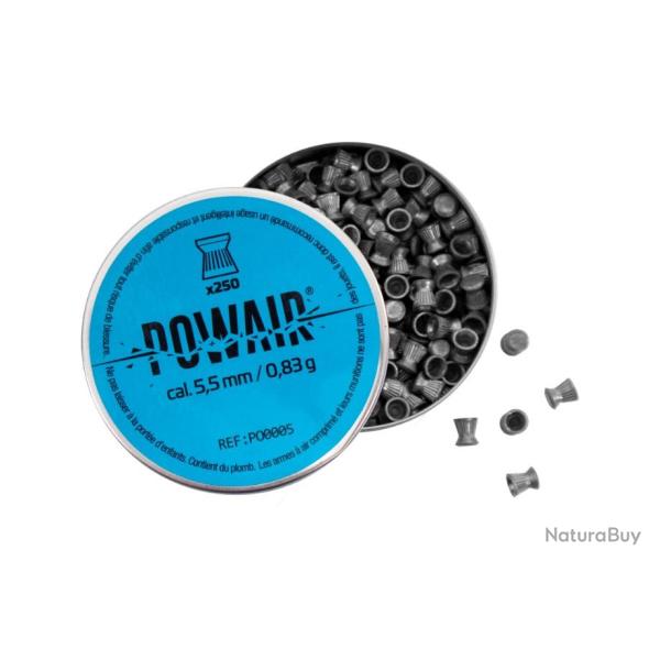 PLOMB POWAIR PLAT C5 CAL.5.5MM X250
