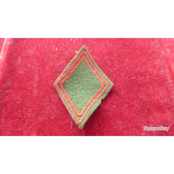 ECUSSON TISSU LOSANGE MANCHE ANCIEN TRAIN SANS NUMERO