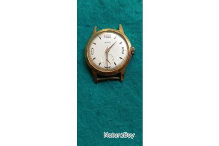 Montre Vintage ALMO Des Années 50 - Mécanique, Bracelet Extensible, Pour Homme