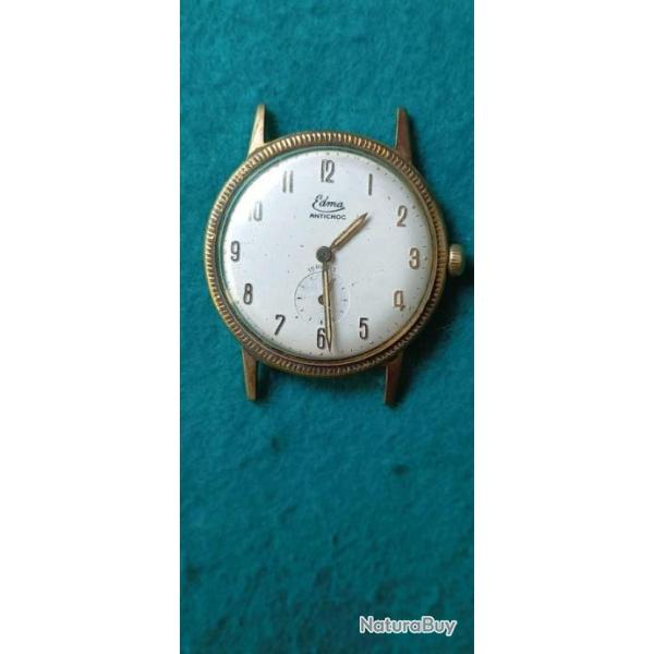 ancienne montre m�canique " EDMA "