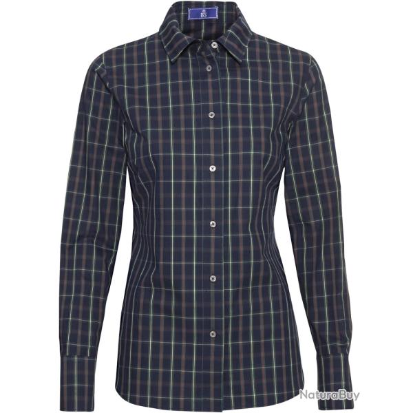 Chemise femme motif tartan Couleur Bleu vert rouge