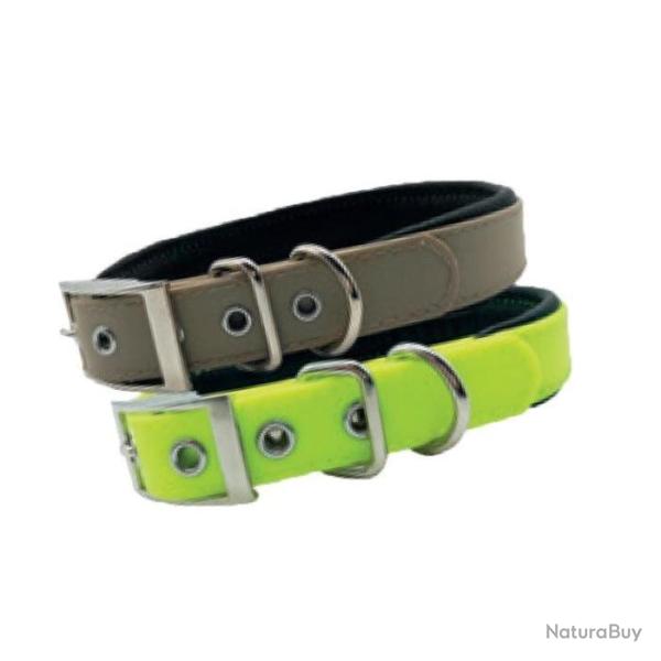 Collier pour chien renforc� Stepland - 2 Tailles - 60 cm / Jaune / 28 mm